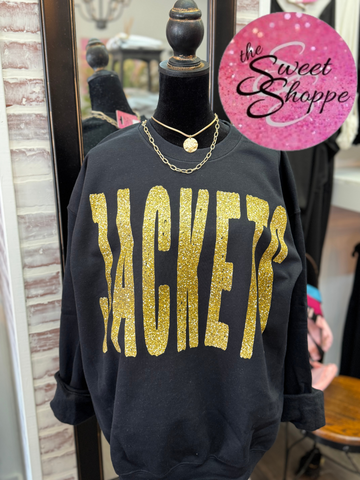 Faux Glitter JACKETS Sweatshirt/Cardi
