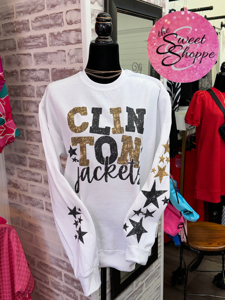 Clinton Jackets Faux Glitter Stars