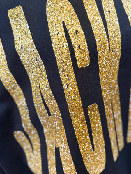 Faux Glitter JACKETS Sweatshirt/Cardi