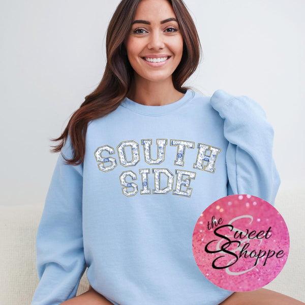 Custom Toile Sweatshirt WITH SIDE BOWS